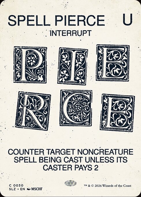 Spell Pierce — The Zeta Set #30, art by MSCHF
