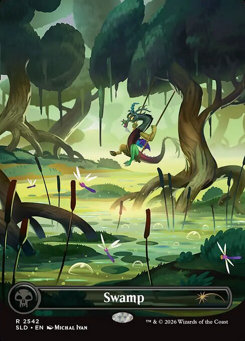 Swamp — Secret Lair Drop #2542, art by Michal Ivan