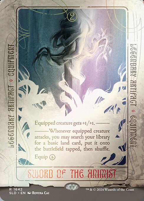 Sword of the Animist — Secret Lair Drop #1642★, art by Rovina Cai