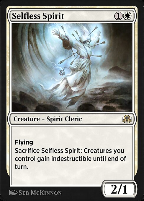 Selfless Spirit — Shadows over Innistrad Remastered #42, art by Seb McKinnon