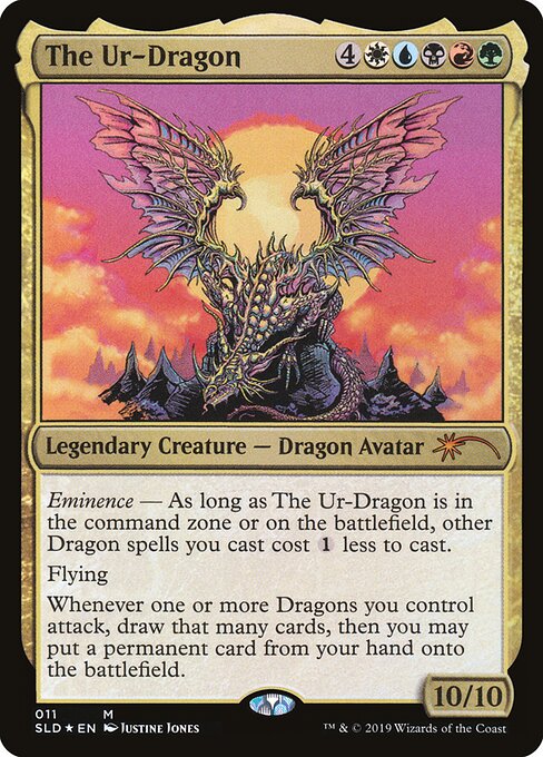 The Ur-Dragon — Secret Lair Drop #11, art by Justine Jones