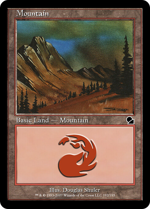 Mountain — Masters Edition #192, art by Douglas Shuler