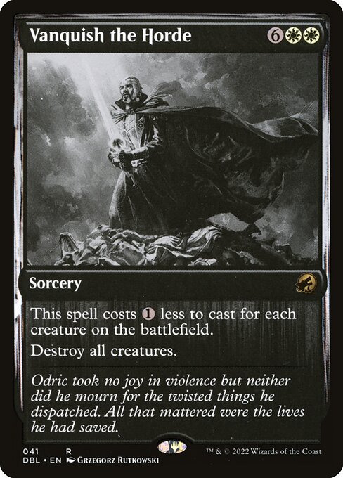 Vanquish the Horde — Innistrad: Double Feature #41, art by Grzegorz Rutkowski