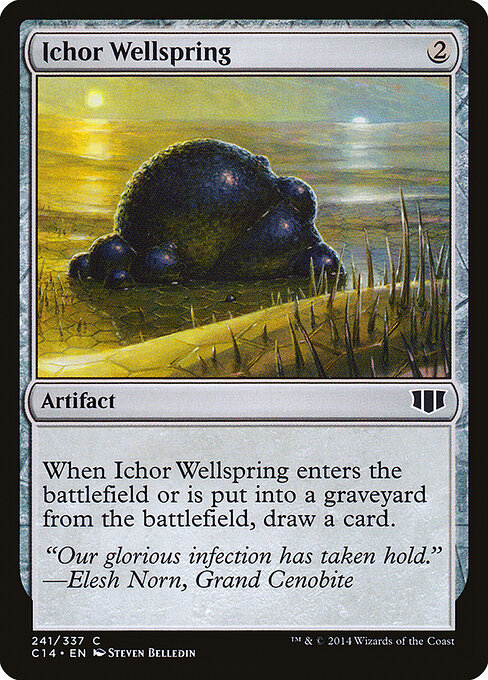 Ichor Wellspring — Commander 2014 #241, art by Steven Belledin
