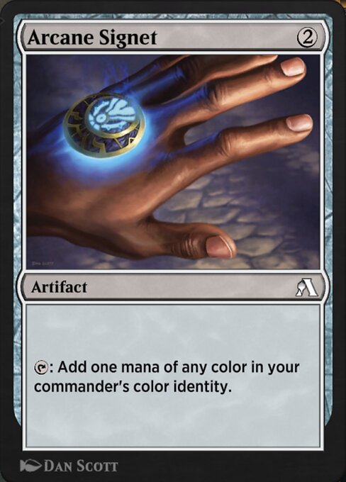 Arcane Signet — Arena Beginner Set #117, art by Dan Murayama Scott