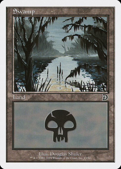 Swamp — Deckmasters #43, art by Douglas Shuler