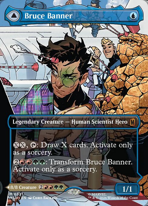Bruce Banner // The Incredible Hulk — Marvel Super Heroes #331, art by Chris Bachalo & Adi Granov