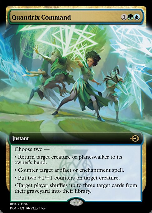 Quandrix Command — Magic Online Promos #90200, art by Viktor Titov