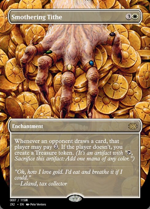 Smothering Tithe — Magic Online Promos #102227, art by Pete Venters