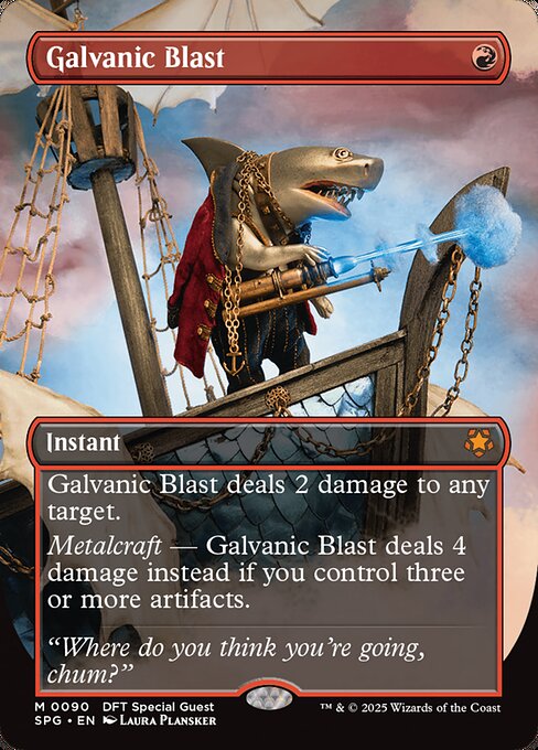 Galvanic Blast — Special Guests #90, art by Laura Plansker