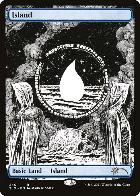 Island — Secret Lair Drop #240, art by Mark Riddick