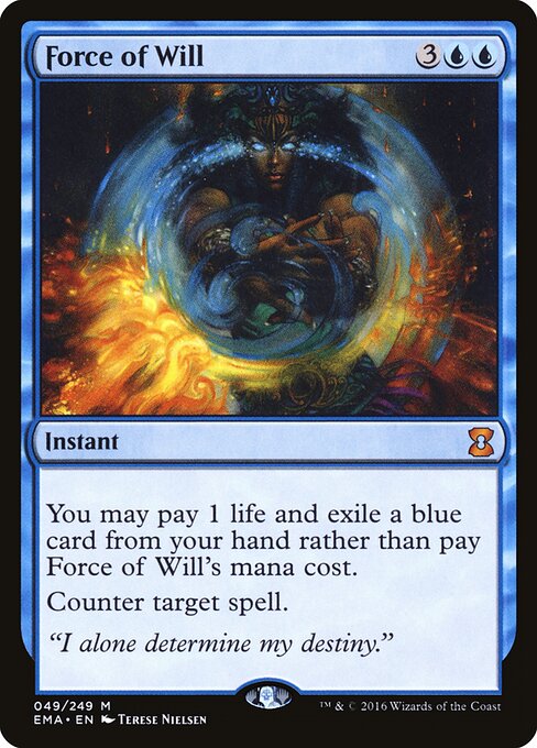 Force of Will — Eternal Masters #49, art by Terese Nielsen