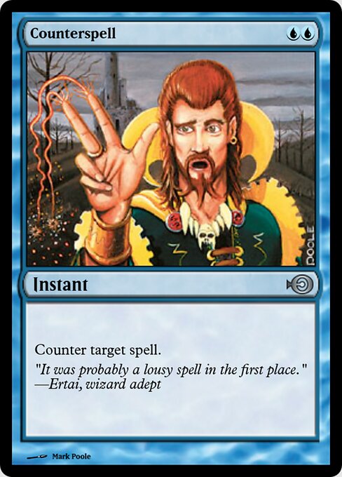 Counterspell — Magic Online Promos #31377, art by Mark Poole