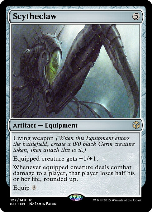 Scytheclaw — Legendary Cube Prize Pack #127, art by James Paick