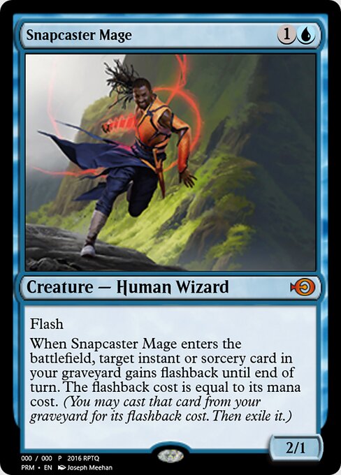 Snapcaster Mage — Magic Online Promos #59685, art by Joseph Meehan
