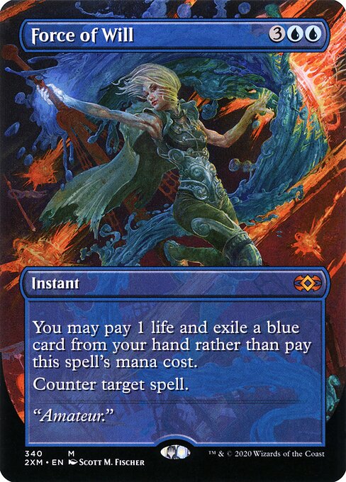 Force of Will — Double Masters #340, art by Scott M. Fischer