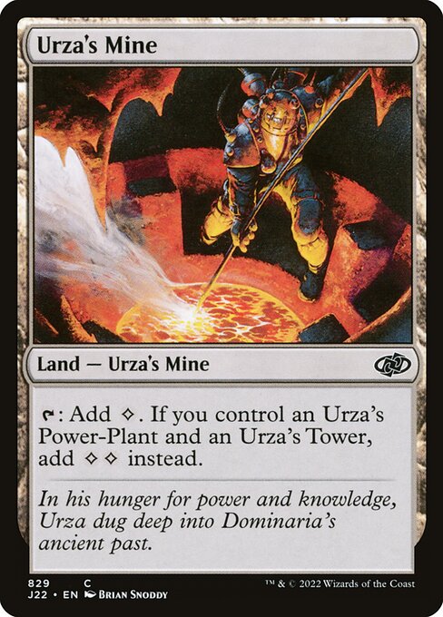Urza's Mine — Jumpstart 2022 #829, art by Brian Snõddy