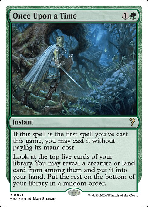 Once Upon a Time — Mystery Booster 2 #71, art by Matt Stewart