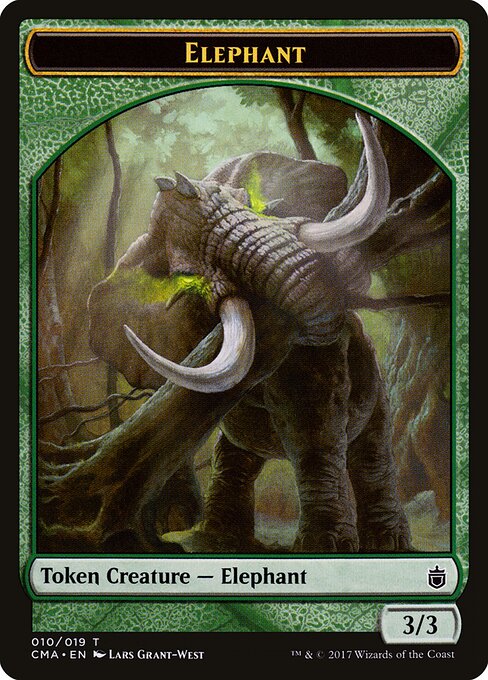 Elephant — Commander Anthology Tokens #10, art by Lars Grant-West