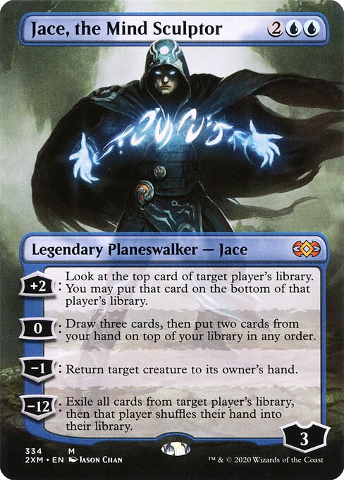 Jace, the Mind Sculptor — Double Masters #334, art by Jason Chan