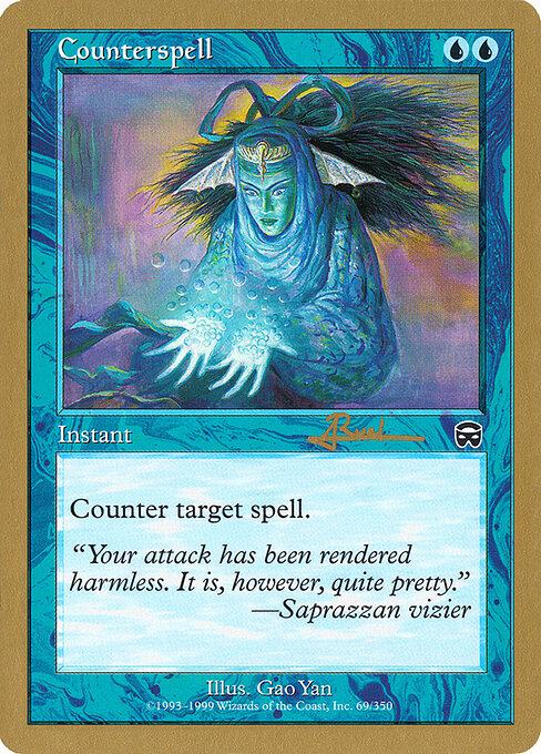 Counterspell — World Championship Decks 2001 #ar69, art by Gao Yan