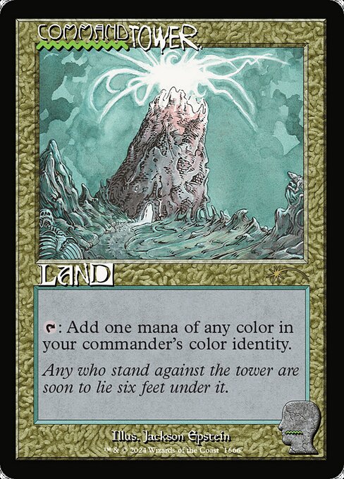 Command Tower — Secret Lair Drop #1666, art by Jackson Epstein