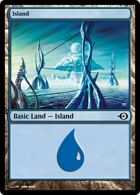 Island — Magic Online Promos #31993, art by John Avon