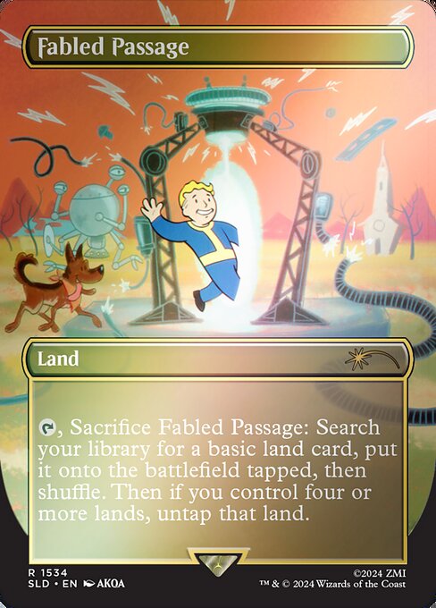 Fabled Passage — Secret Lair Drop #1534★, art by AKQA