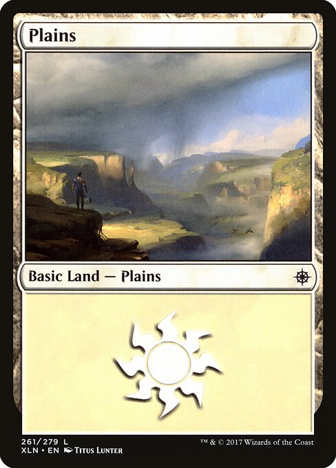 Plains — Ixalan #261, art by Titus Lunter