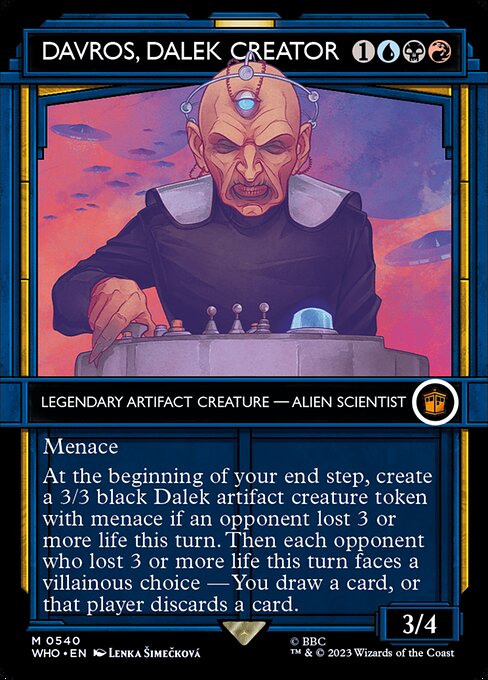 Davros, Dalek Creator — Doctor Who #540, art by Lenka Šimečková