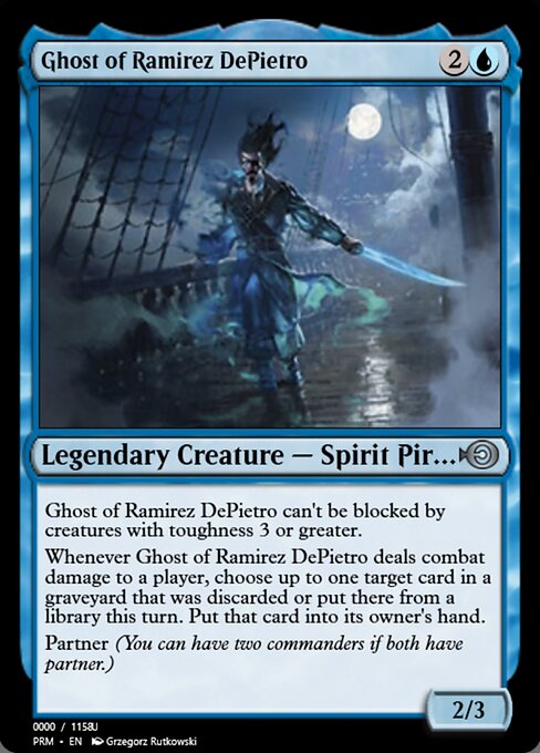 Ghost of Ramirez DePietro — Magic Online Promos #86286, art by Grzegorz Rutkowski