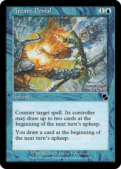 Arcane Denial — Masters Edition #31, art by Richard Kane Ferguson