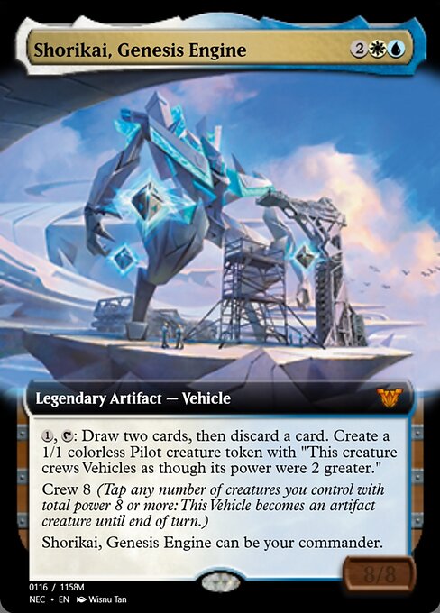 Shorikai, Genesis Engine — Magic Online Promos #98095, art by Wisnu Tan