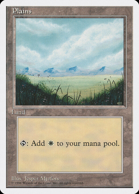 Plains — Introductory Two-Player Set #53, art by Jesper Myrfors