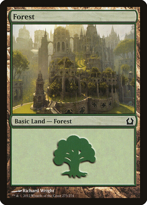 Forest — Return to Ravnica #273, art by Richard Wright