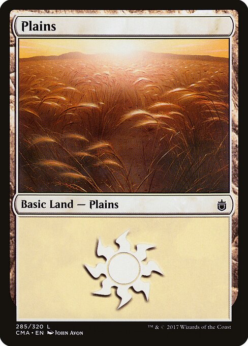 Plains — Commander Anthology #285, art by John Avon