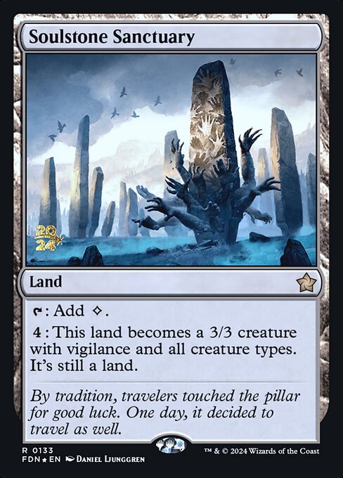 Soulstone Sanctuary — Foundations Promos #133s, art by Daniel Ljunggren