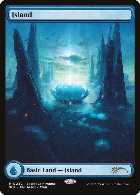 Island — Secret Lair Promo #32, art by John Avon