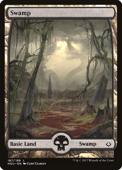 Swamp — Hour of Devastation #187, art by Clint Cearley
