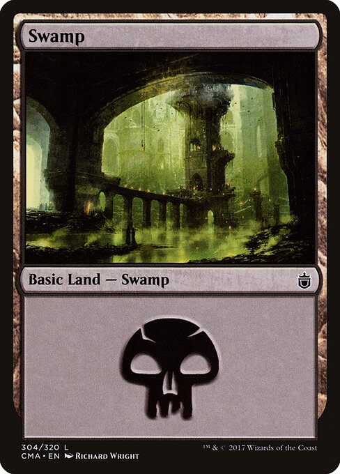 Swamp — Commander Anthology #304, art by Richard Wright