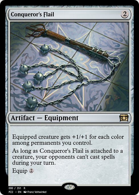 Conqueror's Flail — Treasure Chest #65791, art by Franz Vohwinkel
