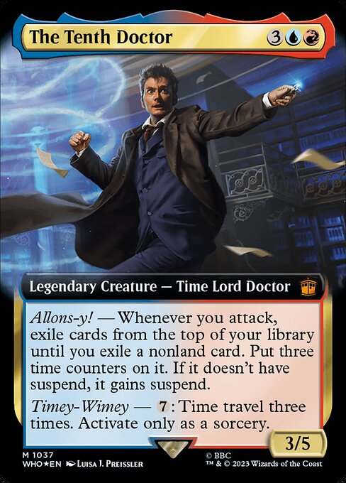 The Tenth Doctor — Doctor Who #1037, art by Luisa J. Preissler