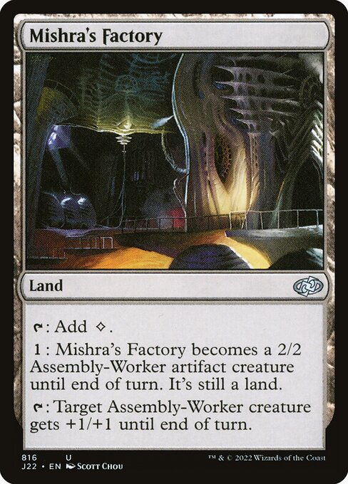 Mishra's Factory — Jumpstart 2022 #816, art by Scott Chou