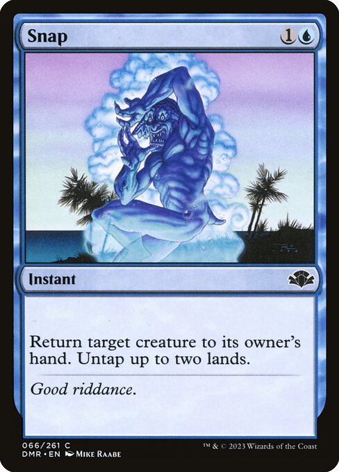 Snap — Dominaria Remastered #66, art by Mike Raabe