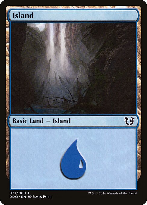 Island — Duel Decks: Blessed vs. Cursed #71, art by James Paick