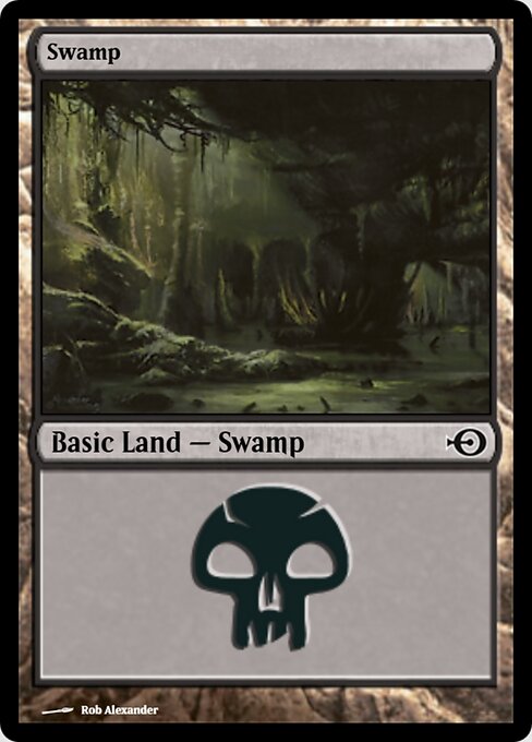 Swamp — Magic Online Promos #40058, art by Rob Alexander