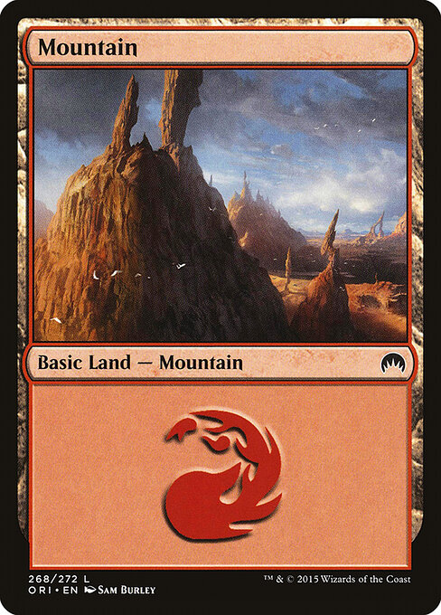 Mountain — Magic Origins #268, art by Sam Burley