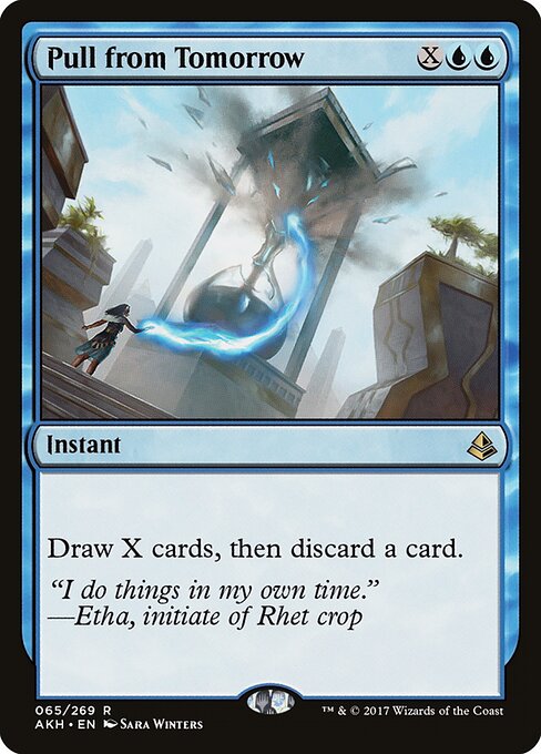 Pull from Tomorrow — Amonkhet #65, art by Sara Winters