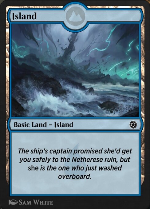Island — Alchemy Horizons: Baldur's Gate #296, art by Sam White