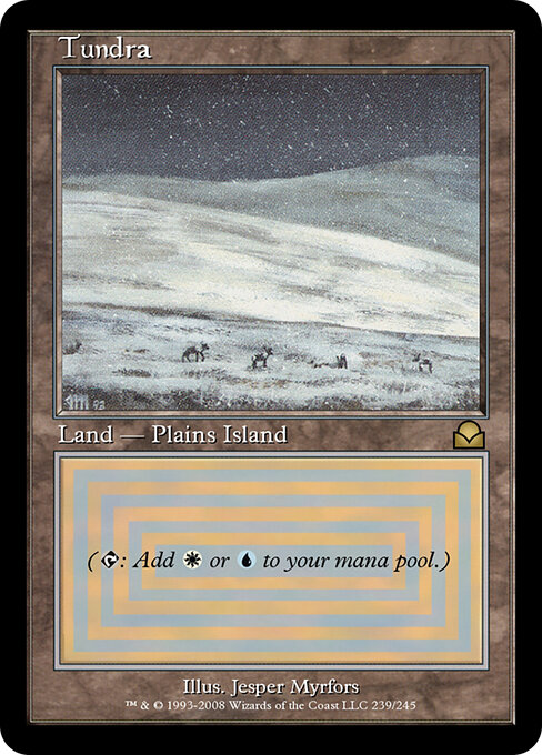 Tundra — Masters Edition II #239, art by Jesper Myrfors